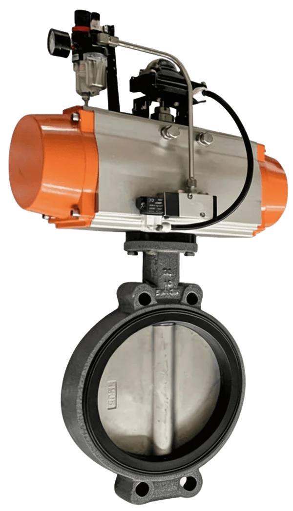 Pneumatic Centerline Wafer Butterfly Valve 2