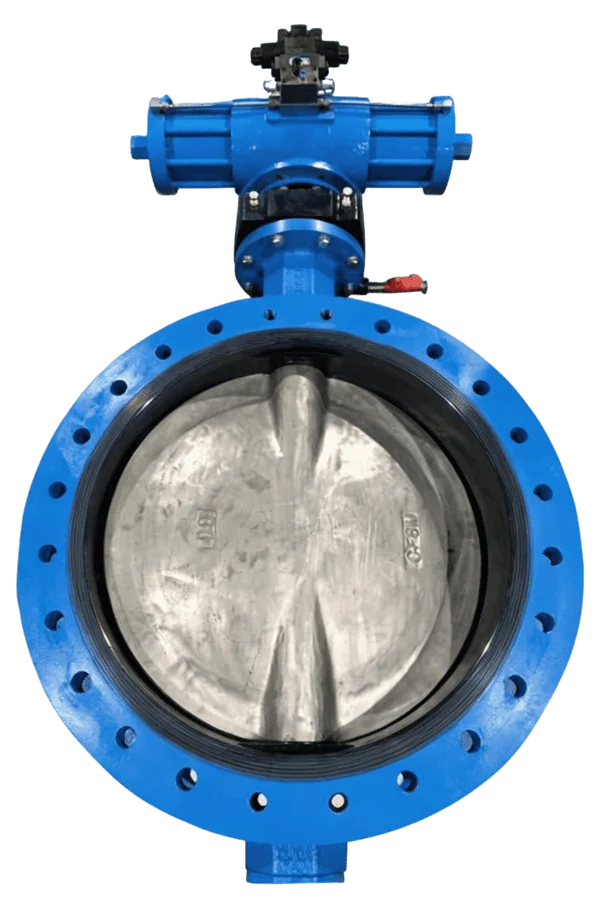 Pneumatic U-Type Flanged Butterfly Valve